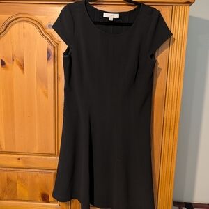 LOFT Elegant Black Mini Dress